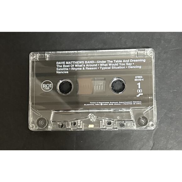 Dave Matthews Band Under the Table and Dreaming 1994 Cassette Tape RCA 07863 - Picture 5 of 7